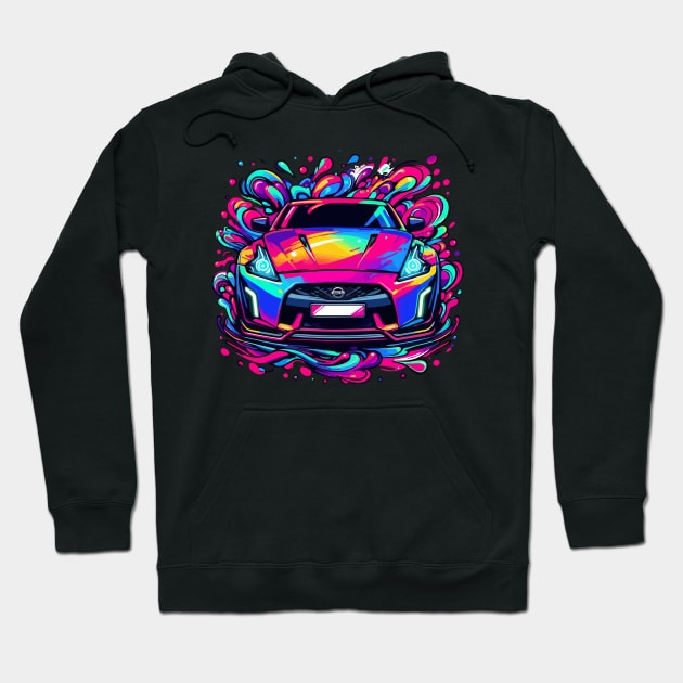 nissan gtr Hoodie by artoriaa